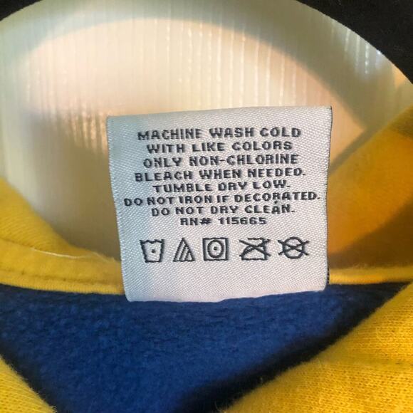 Riverdale High Archie Cheer Girls Varsity Jacket Blue & Yellow Women's Large - Picture 8 of 12